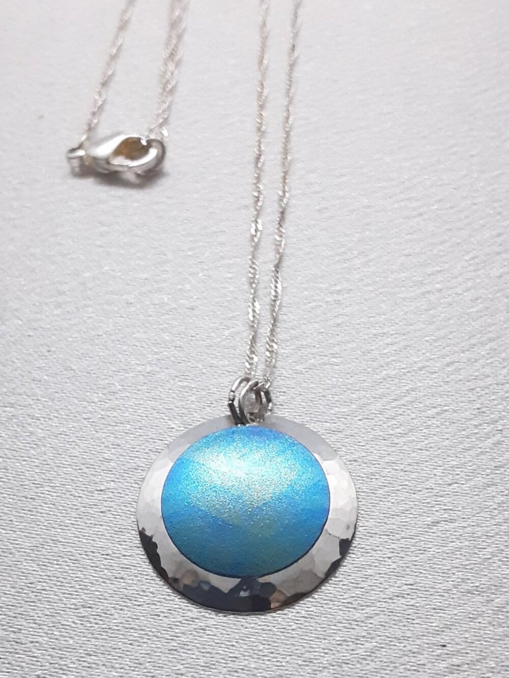 NEW Holly Yashi Blue/Green Nobium Pendant - Picture 12 of 13